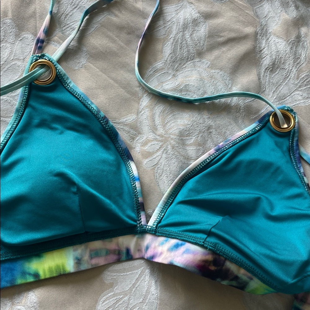 New Robert Graham Multicolor 2 Pieces Bikini Beach Pool Vacation Swimwear - Picture 13 of 13